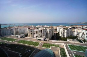 Vue Mer Tanger city hitlon Garden Appartement Parking Gratuit